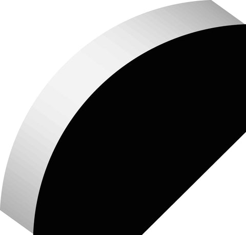 0102B, Pin Jointé Pré-Peint, Quart de rond - Alexandria Moulding