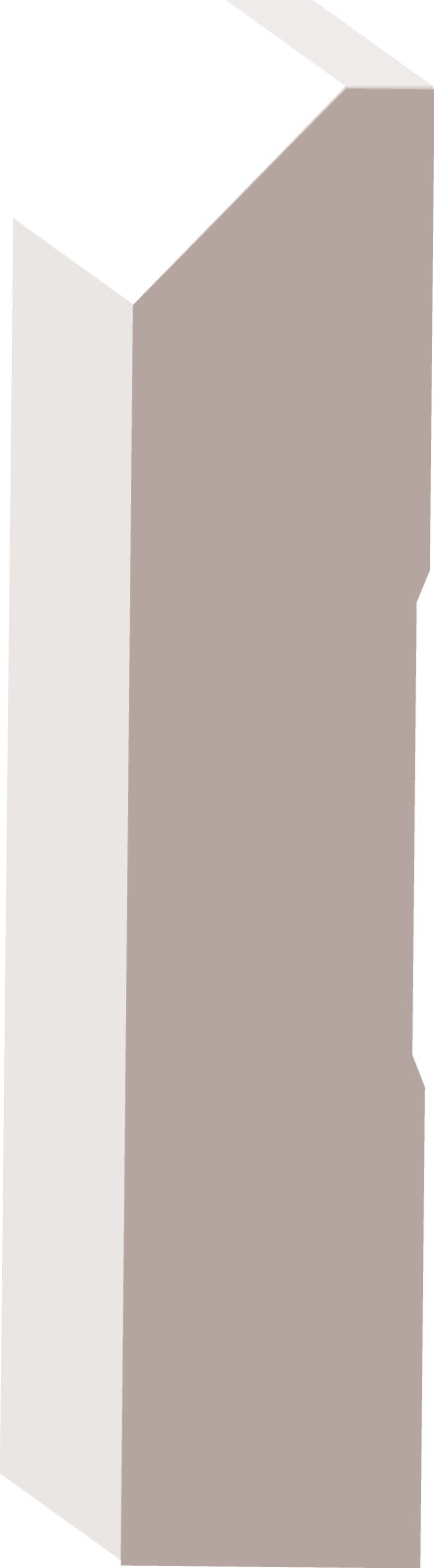 01113, MDF Pré-Peint, Cadrage - Alexandria Moulding