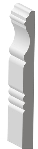 01706, MDF Pré-Peint, Plinthe - Alexandria Moulding