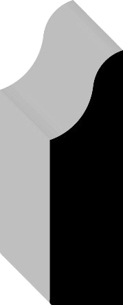 03057, MDF Pré-Peint, Arrét de Porte - Alexandria Moulding