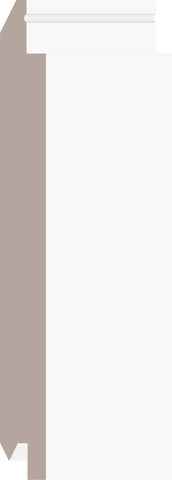 04524, Primed Finger Joint Pine, Shiplap - Alexandria Moulding