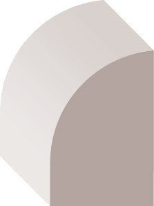 0W126, Primed Finger Joint Pine, Base Shoe - Alexandria Moulding