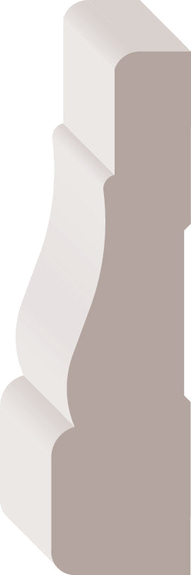 0W351, Primed Finger Joint Pine, Casing - Alexandria Moulding