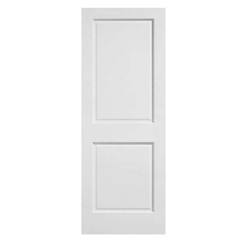 Carrara® - 2 Panel Smooth, Primed, Doors - Alexandria Moulding