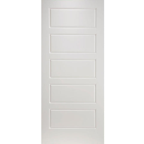 5 Panel Smooth Moulded Door, Primed, Doors - Alexandria Moulding