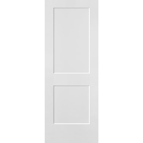 2 Panel Shaker Moulded Hollow Core Door, Primed, Doors - Alexandria Moulding