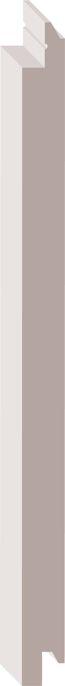 1056F, Primed Finger Joint Pine, Shiplap - Alexandria Moulding