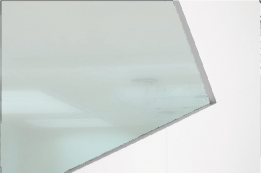 Primed 1 Lite Frit Glass Shaker Wood Door, Primed, Doors - Alexandria Moulding