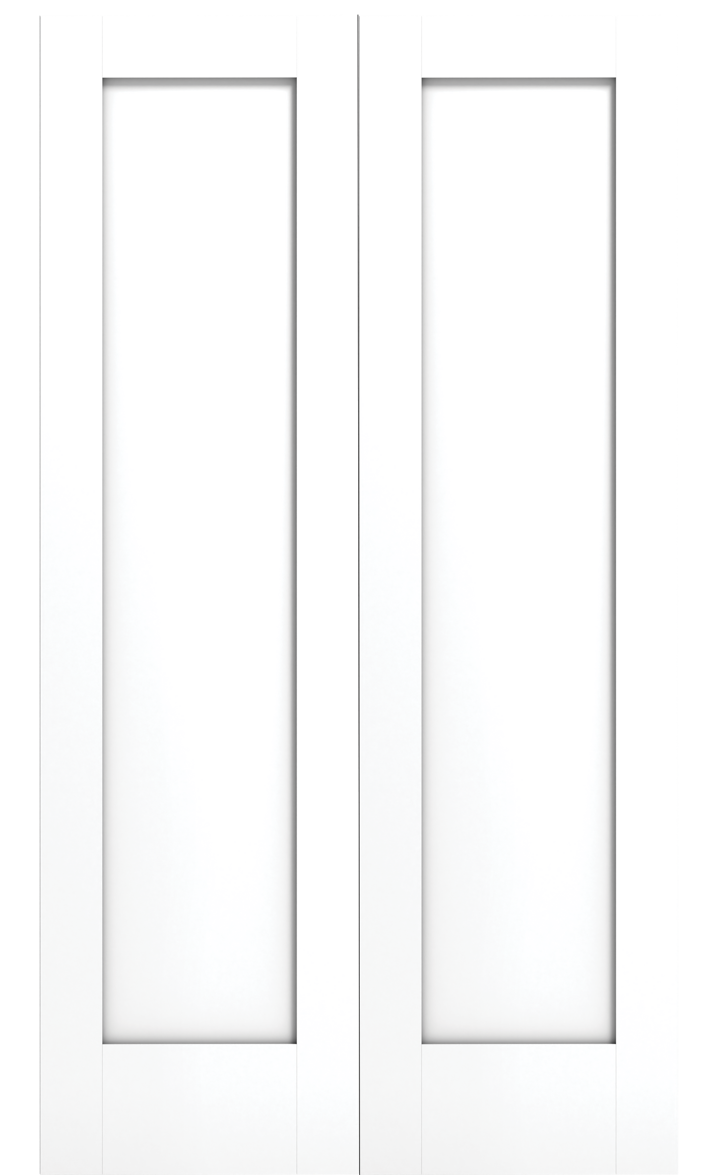 1 Panel Shaker Sticking Bifold Wood Door