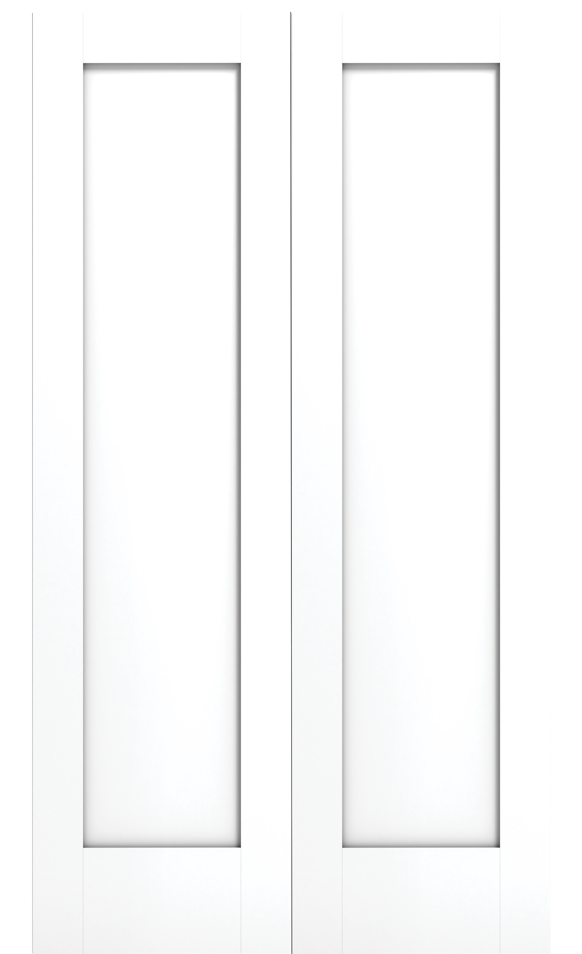 1 Panel Shaker Sticking Bifold Wood Door - Alexandria Moulding