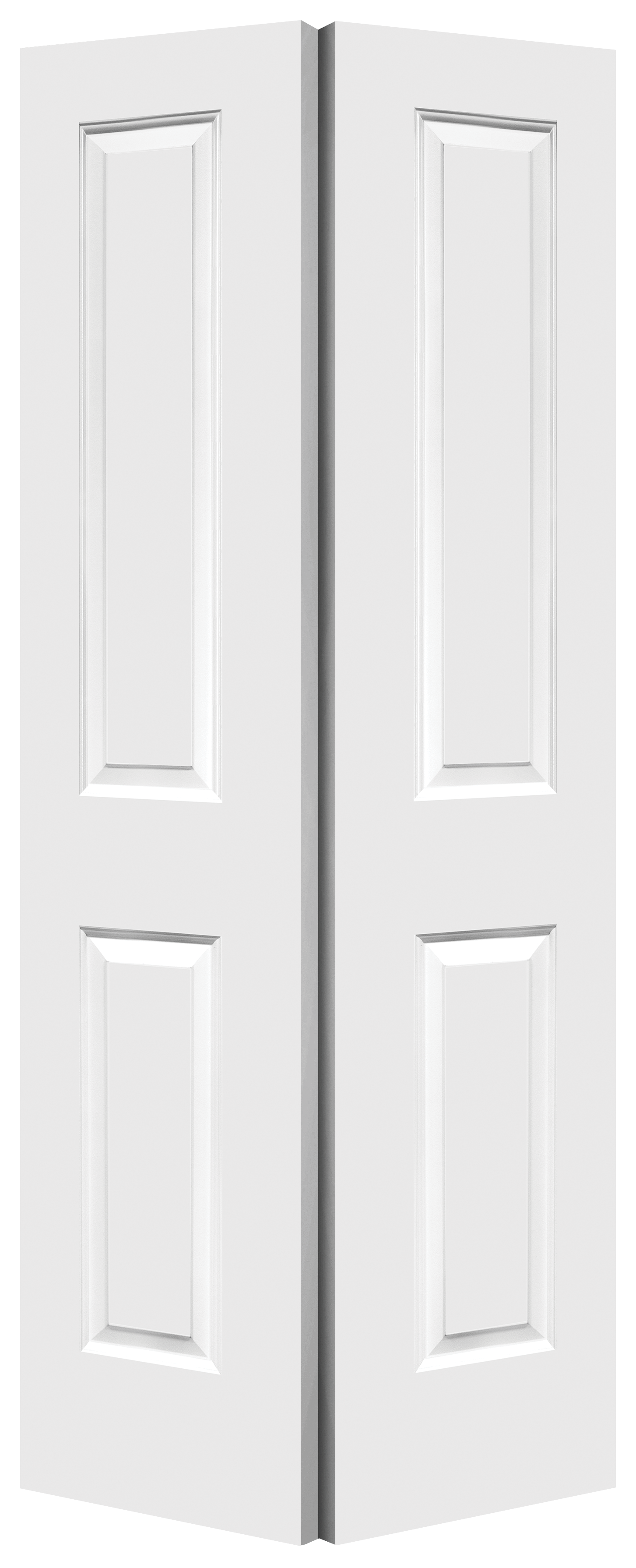 2 Panel Smooth Moulded Bifold Door - Alexandria Moulding