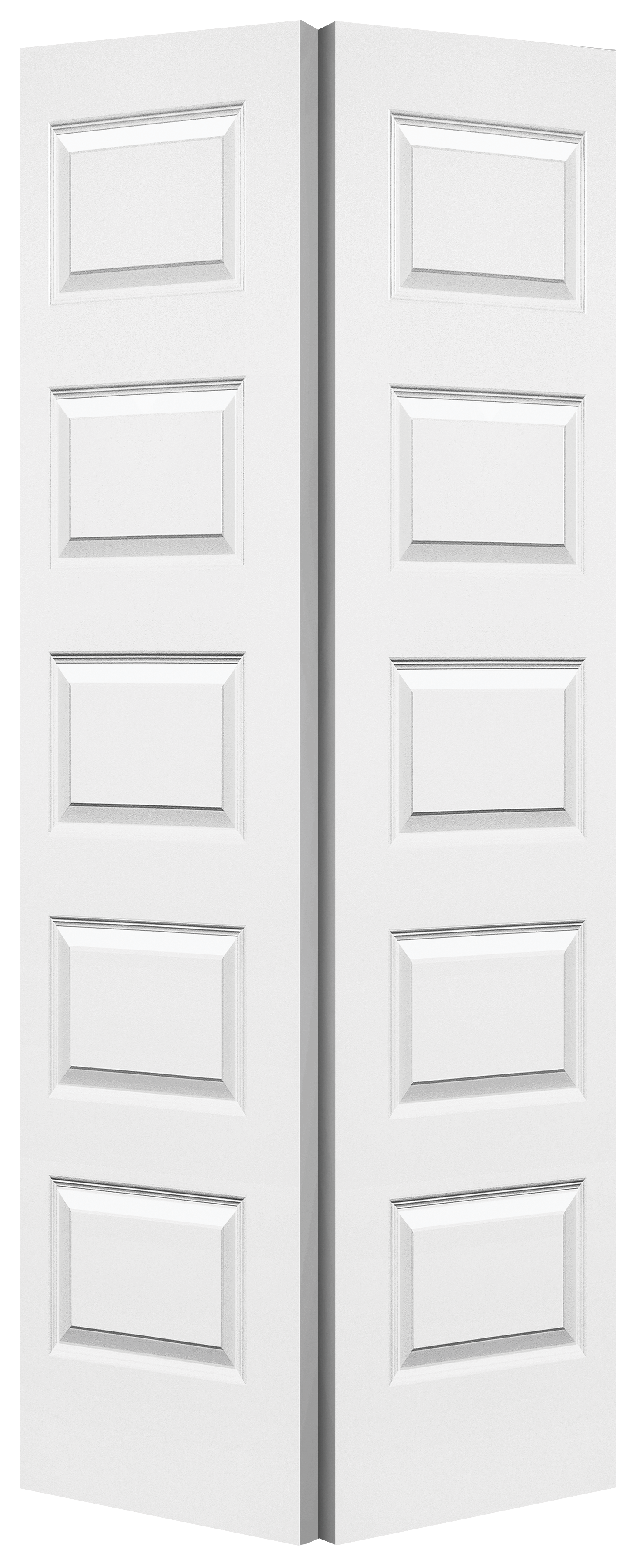 5 Panel Smooth Moulded Bifold Door - Alexandria Moulding