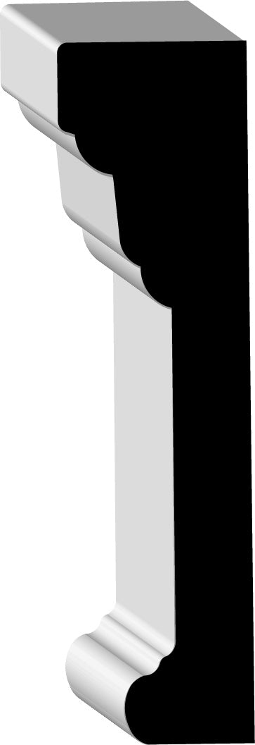 95010, Primed MDF, Architrave - Alexandria Moulding