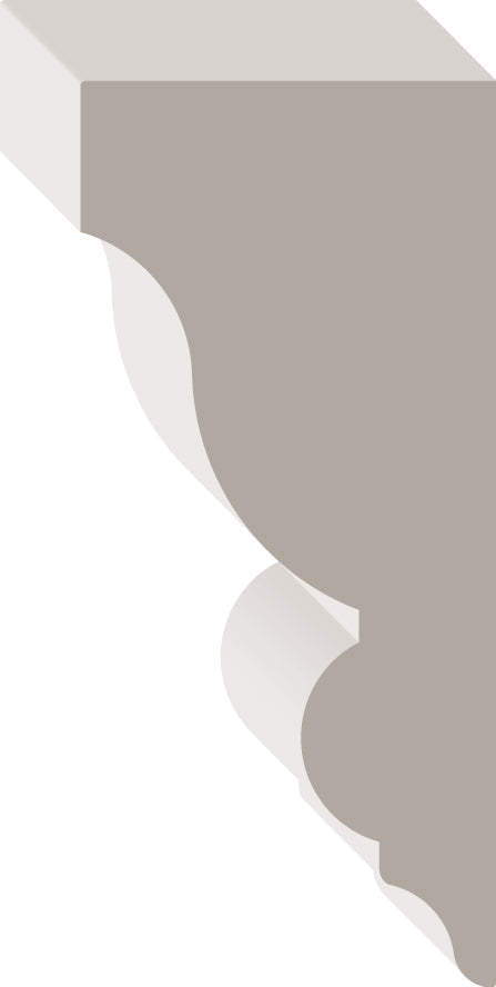 CR001, MDF Pré-Peint, O'gée - Alexandria Moulding