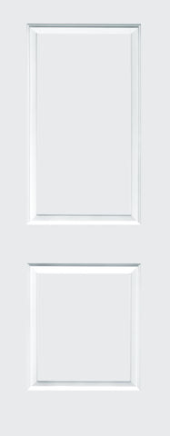 2 Panel Smooth Moulded Hollow Core Door, Primed, Doors - Alexandria Moulding