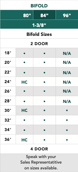 Carrara® - 2 Panel Smooth Bifold - Alexandria Moulding