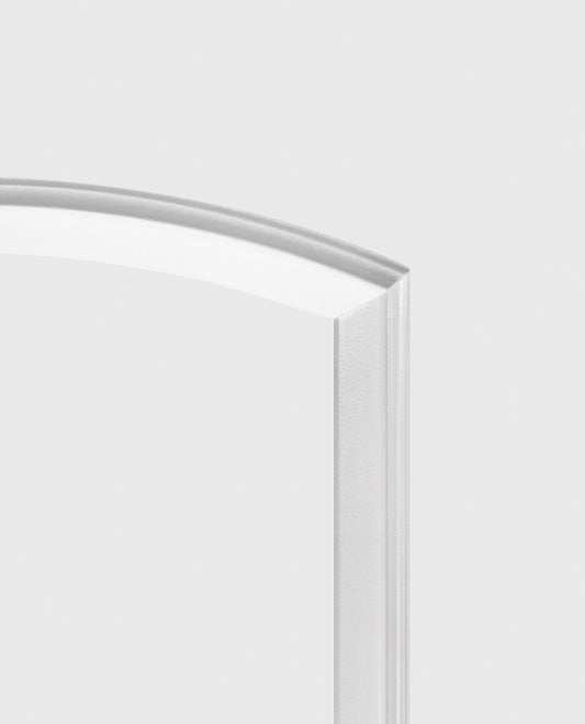 2 Panel Smooth Round Top Moulded Hollow Core Door, Primed, Doors - Alexandria Moulding