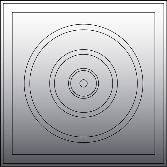 F010R, Bois Blanc, Rosette - Alexandria Moulding