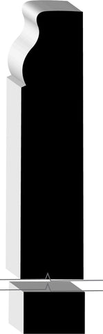 F1CBE, Bois Blanc, Rosette - Alexandria Moulding