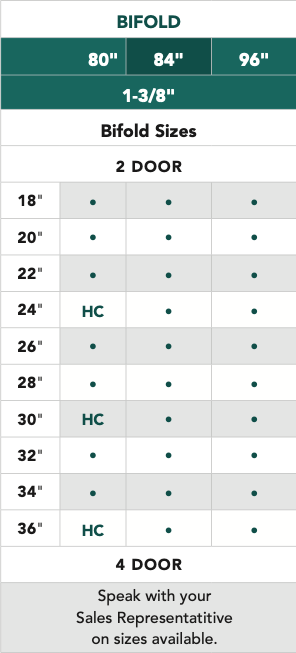 Flush Primed Hardboard Bifold, Primed, Doors - Alexandria Moulding