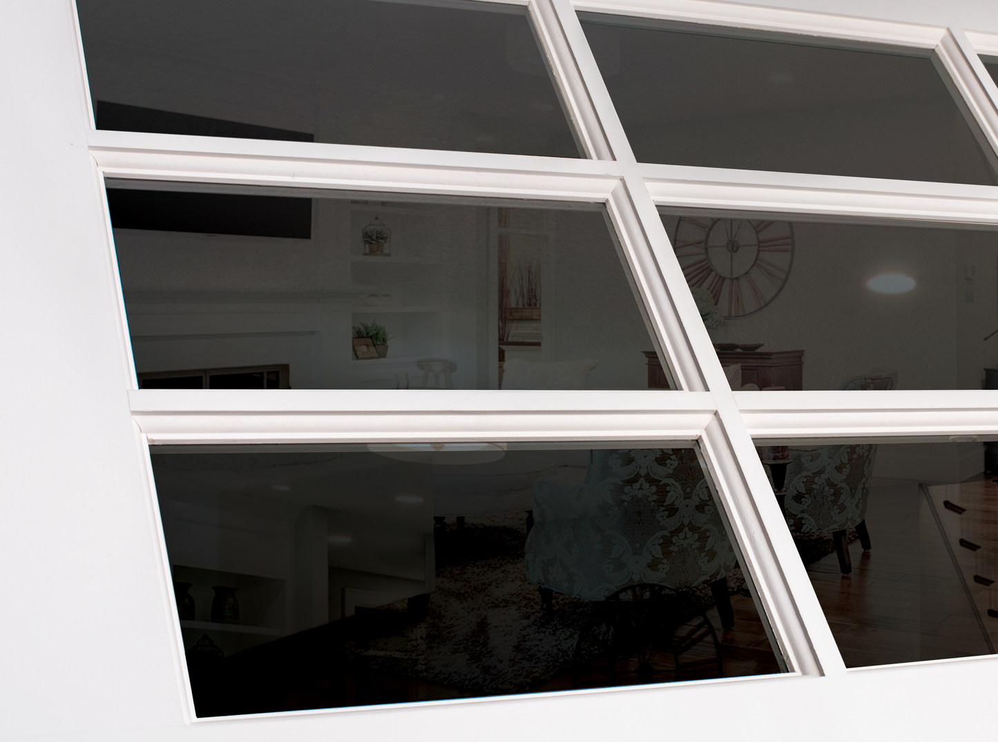 Primed 18 Lite Clear Glass Ovolo Wood Door