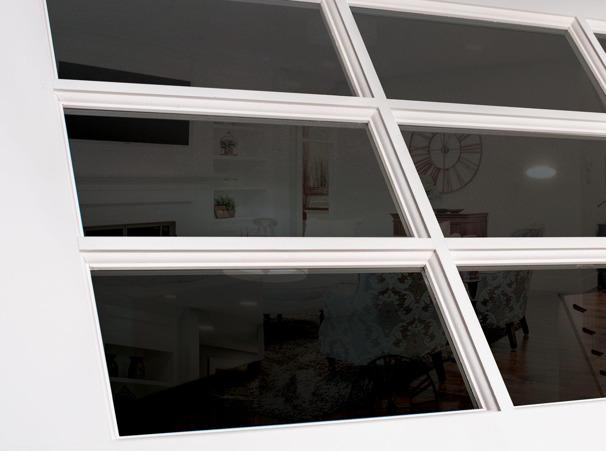 Primed 12 Lite Clear Glass Ovolo Wood Door - Alexandria Moulding