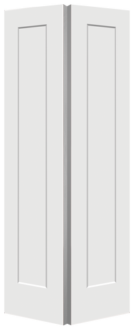 Madison™ - 1 Panel Shaker Bifold, Primed, Doors - Alexandria Moulding
