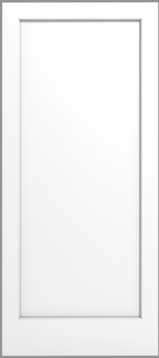 1 Panel Ovolo Sticking Wood Door, Primed, Doors - Alexandria Moulding