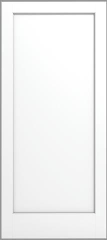 1 Panel Ovolo Sticking Wood Door, Primed, Doors - Alexandria Moulding