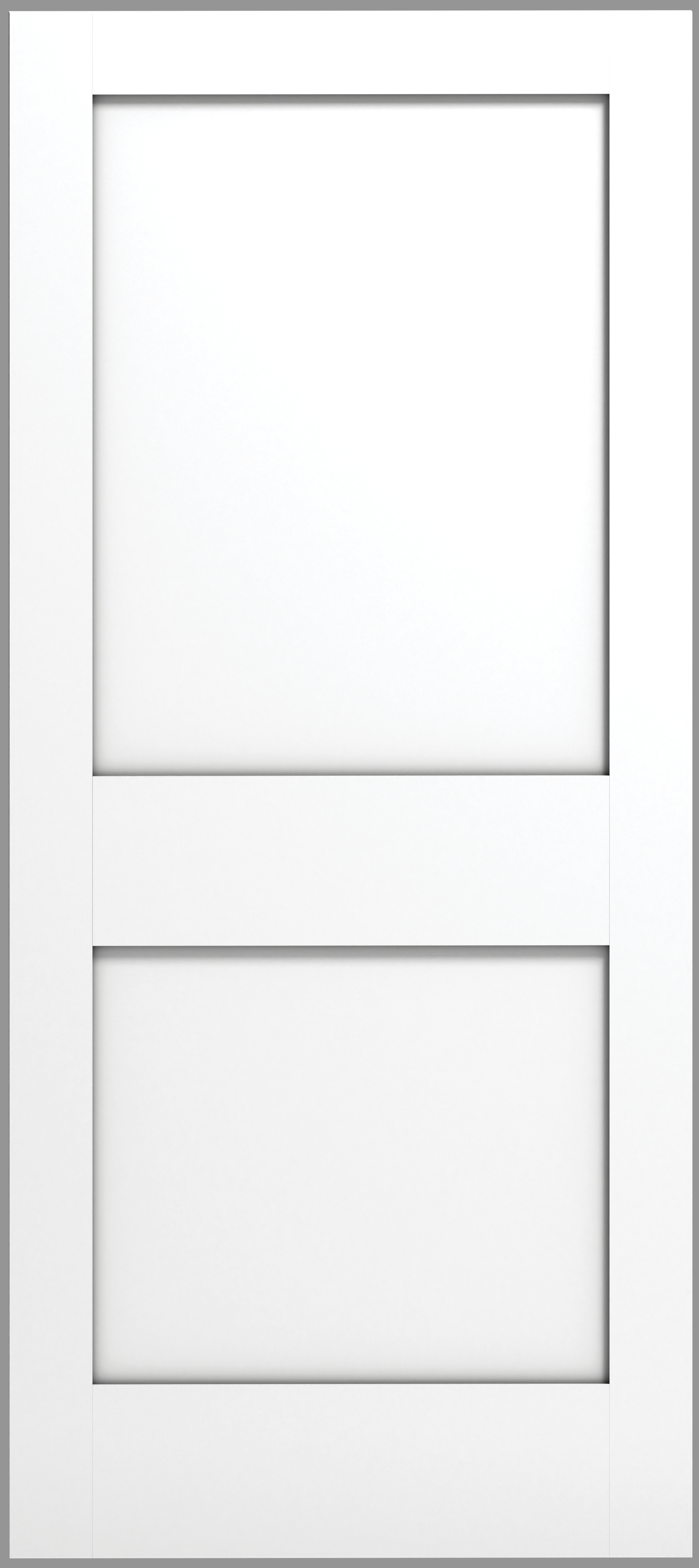 2 Panel Shaker Sticking Wood Door - Alexandria Moulding