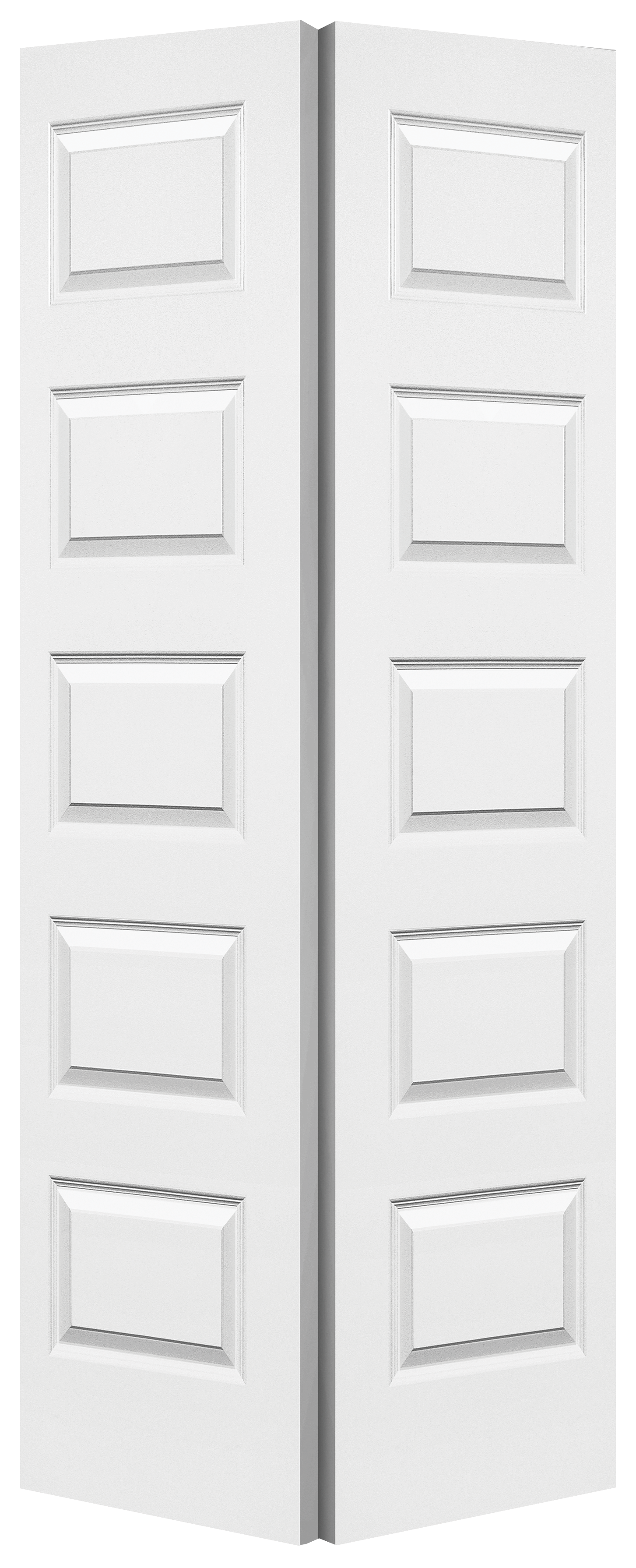 Rockport® - 5 Panel Raised Bifold | Doors | Alexandria Moulding Rockport® - 5 Panel Raised Bifold | Doors | Alexandria Moulding