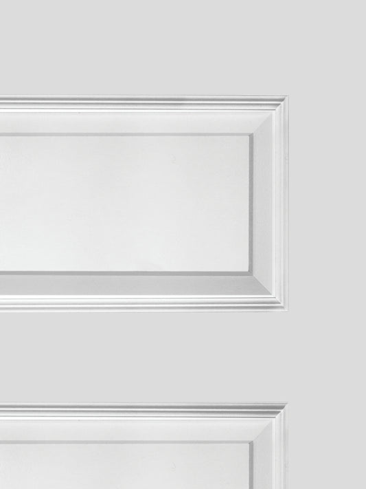 2 Panel Smooth Moulded Hollow Core Door, Primed, Doors - Alexandria Moulding