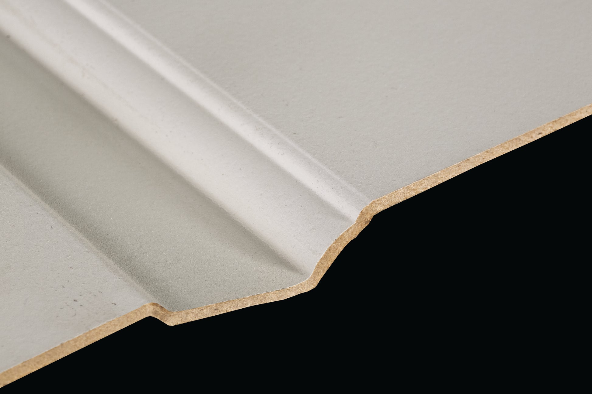 2 Panel Smooth V-Groove Moulded Bifold Door - Alexandria Moulding