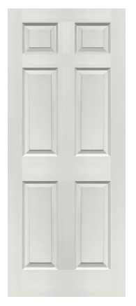 Colonist® - 6 Panel Textured, Primed, Doors - Alexandria Moulding