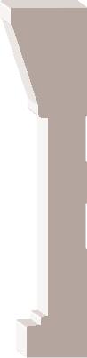 TA519, MDF Pré-Peint, Architrave - Alexandria Moulding