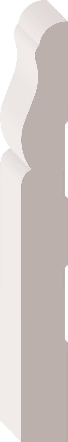 WB629, Pin Jointé Pré-Peint, Plinthe - Alexandria Moulding