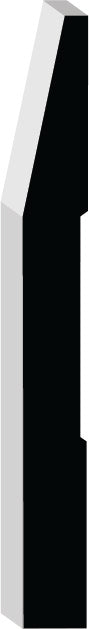 BAS-5CN, Primed Finger Joint Poplar, Baseboard - Alexandria Moulding