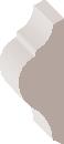 00182, Primed Finger Joint Pine, Panel Moulding - Alexandria Moulding