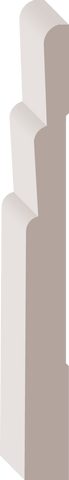 00632, Finger Joint Pine, Baseboard - Alexandria Moulding