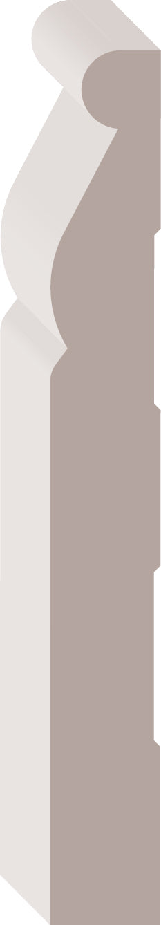 00LK4, Pin Jointé Pré-Peint, Plinthe - Alexandria Moulding
