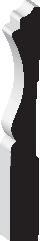 01653, MDF Pré-Peint, Pinthe - Alexandria Moulding