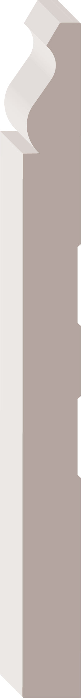 03409, MDF Pré-Peint, Plinthe - Alexandria Moulding