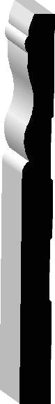 03518, Pin Jointé, Plinthe - Alexandria Moulding