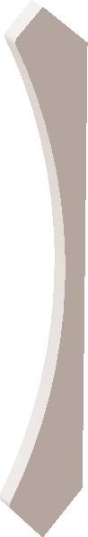 05096, MDF Pré-Peint, O'gée - Alexandria Moulding