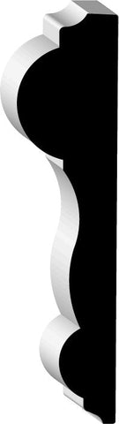 05741, MDF Pré-Peint, Cimaise - Alexandria Moulding