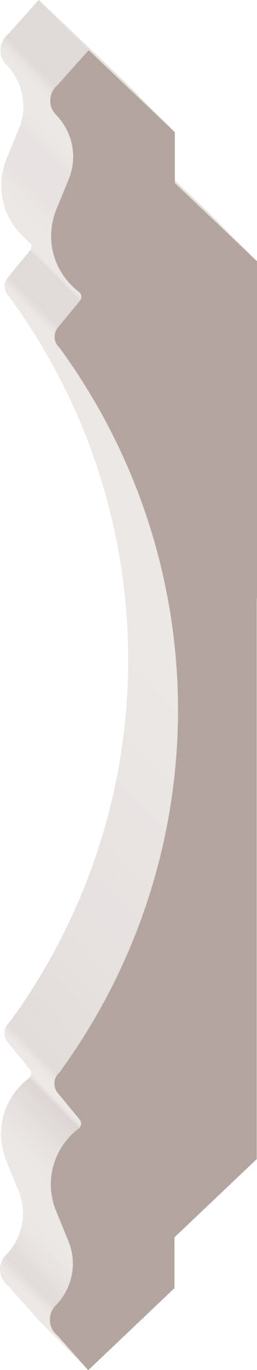 05991, MDF Pré-Peint, O'gée - Alexandria Moulding