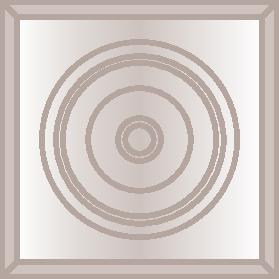 06109, MDF Pré-Peint, Rosette - Alexandria Moulding