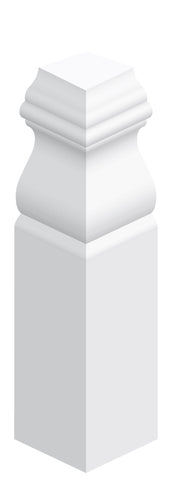 07609, MDF Pré-Peint, Baseboard - Corner - Alexandria Moulding