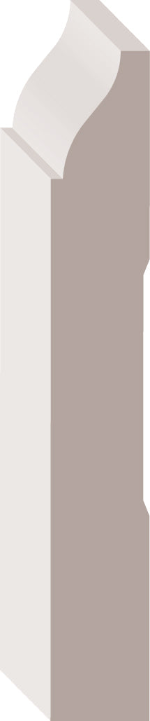 07623, MDF Pré-Peint, Plinthe - Alexandria Moulding