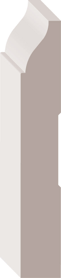 07634, MDF Pré-Peint, Plinthe - Alexandria Moulding
